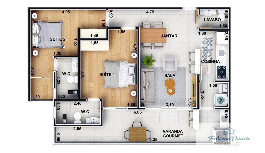 Apartamento, 2 quartos, 64 m² - Foto 5